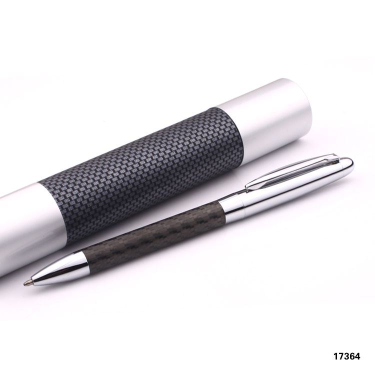 Wholesale custom  Twist Metal Carbon Firber Ball Pen Metal Pen 2
