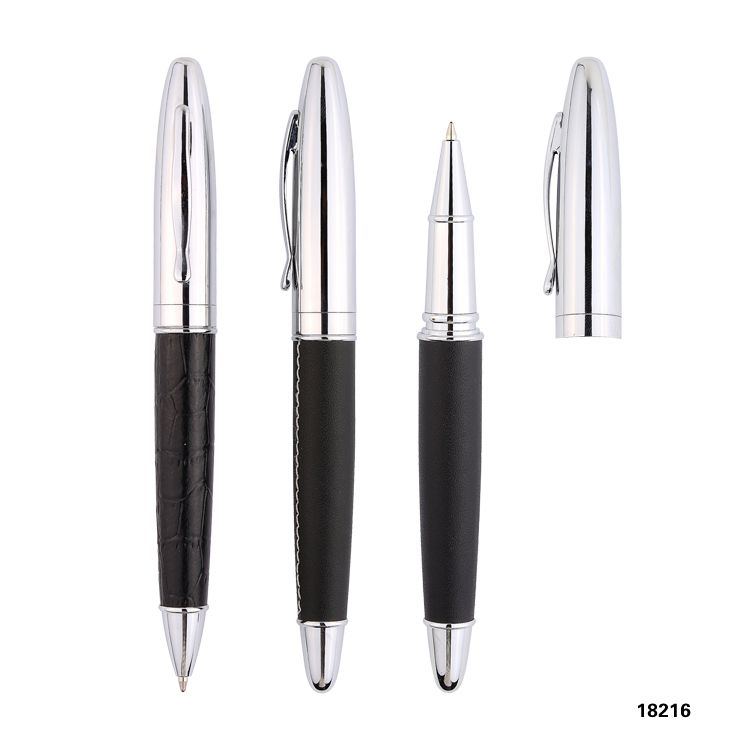 Wholesale custom  Metal Ballpen And Roller Pen Set. Metal Pen