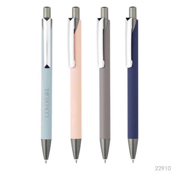 Wholesale custom  Pushing Type Aluminium Ball Pen Writing Instruments