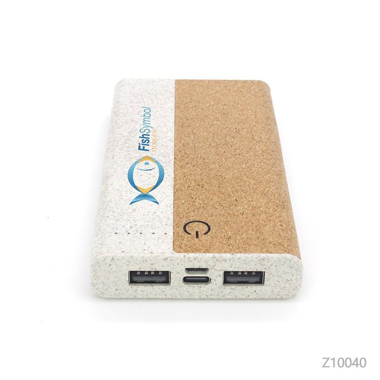 Wholesale custom  Cork Power Bank Charging Cables 2