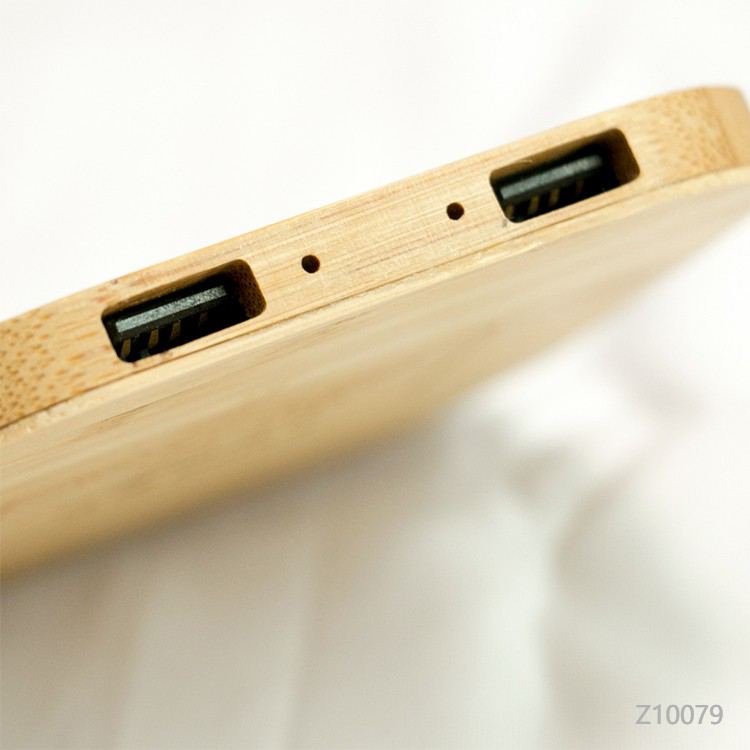 Wholesale custom  Eco-friendly Bamboo Wireless Charging Pad Bamboo 2