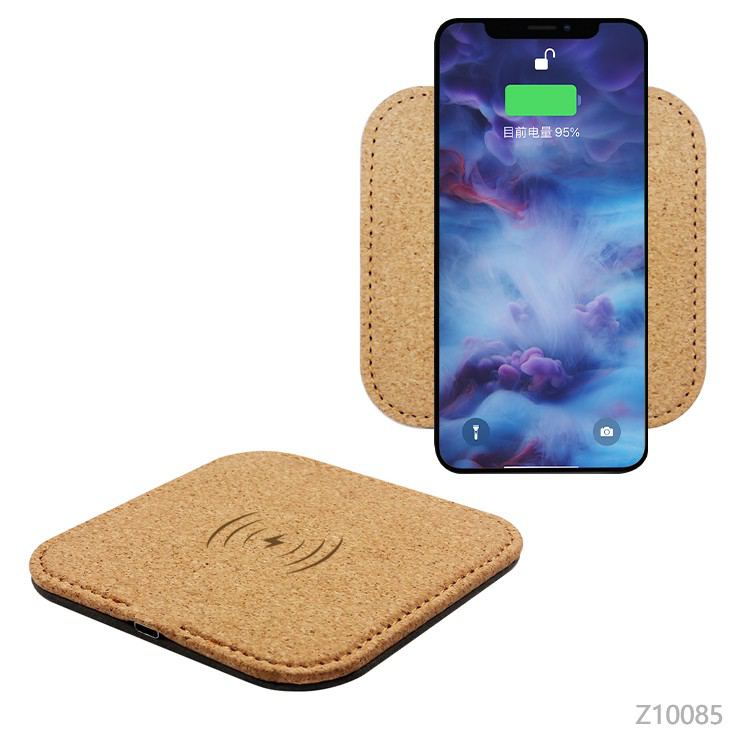 Wholesale custom  Cork Wireless Charging Pad Charging Cables