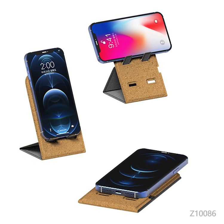 Wholesale custom  Cork Wireless Charging Pad Charging Cables