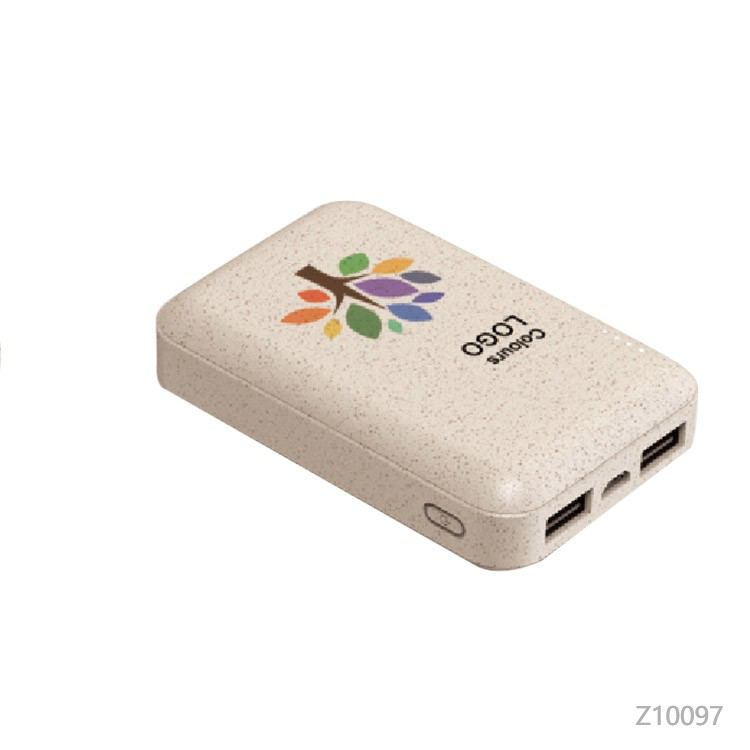 Wholesale custom  Wheat Straw Power Bank Charging Cables 2