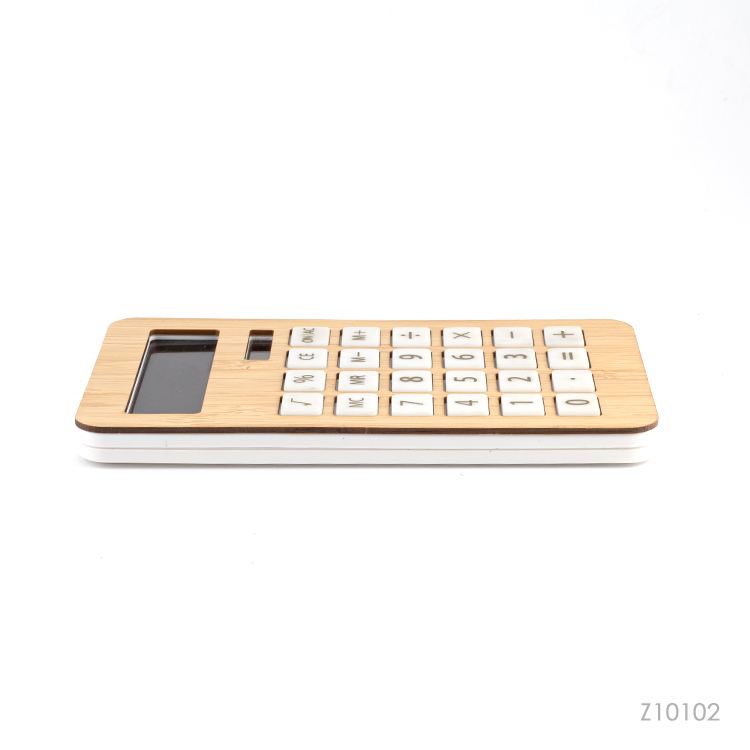 Wholesale custom  Eco-Friendly Bamboo Electronic Calculator Bamboo 2