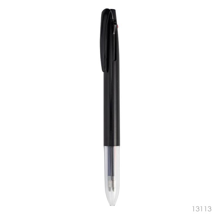 Wholesale custom  Plastic 3 ink color touch Ball pen Multi-Color Pen 2