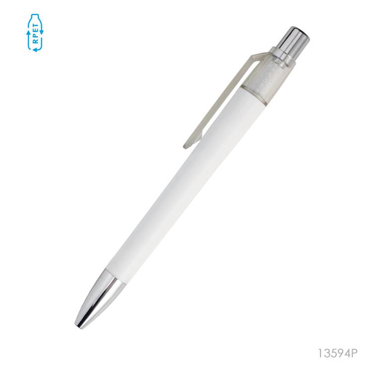 Wholesale custom  RPET Plastic ball pen Plastic Pen 2
