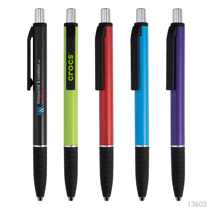 Wholesale custom  Push Action Plastic Ball pen Plastic Pen