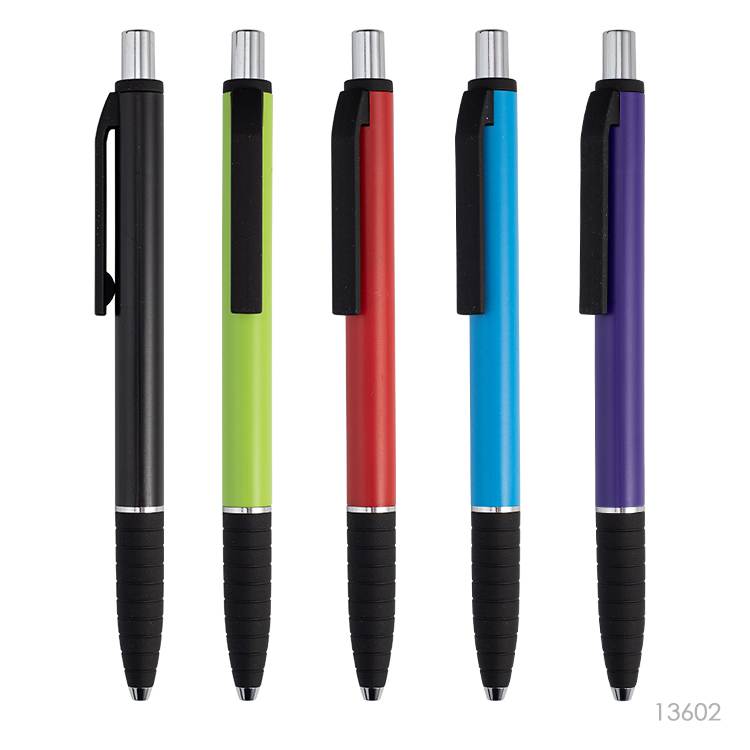 Wholesale custom  Push Action Plastic Ball pen Plastic Pen 2