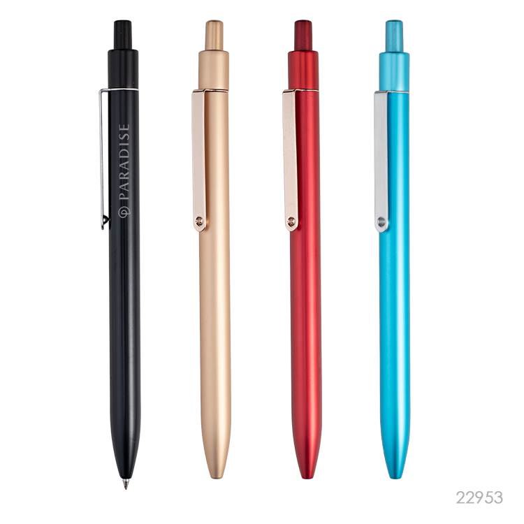 Wholesale custom  Aluminium GEL INK pen Aluminium Pen